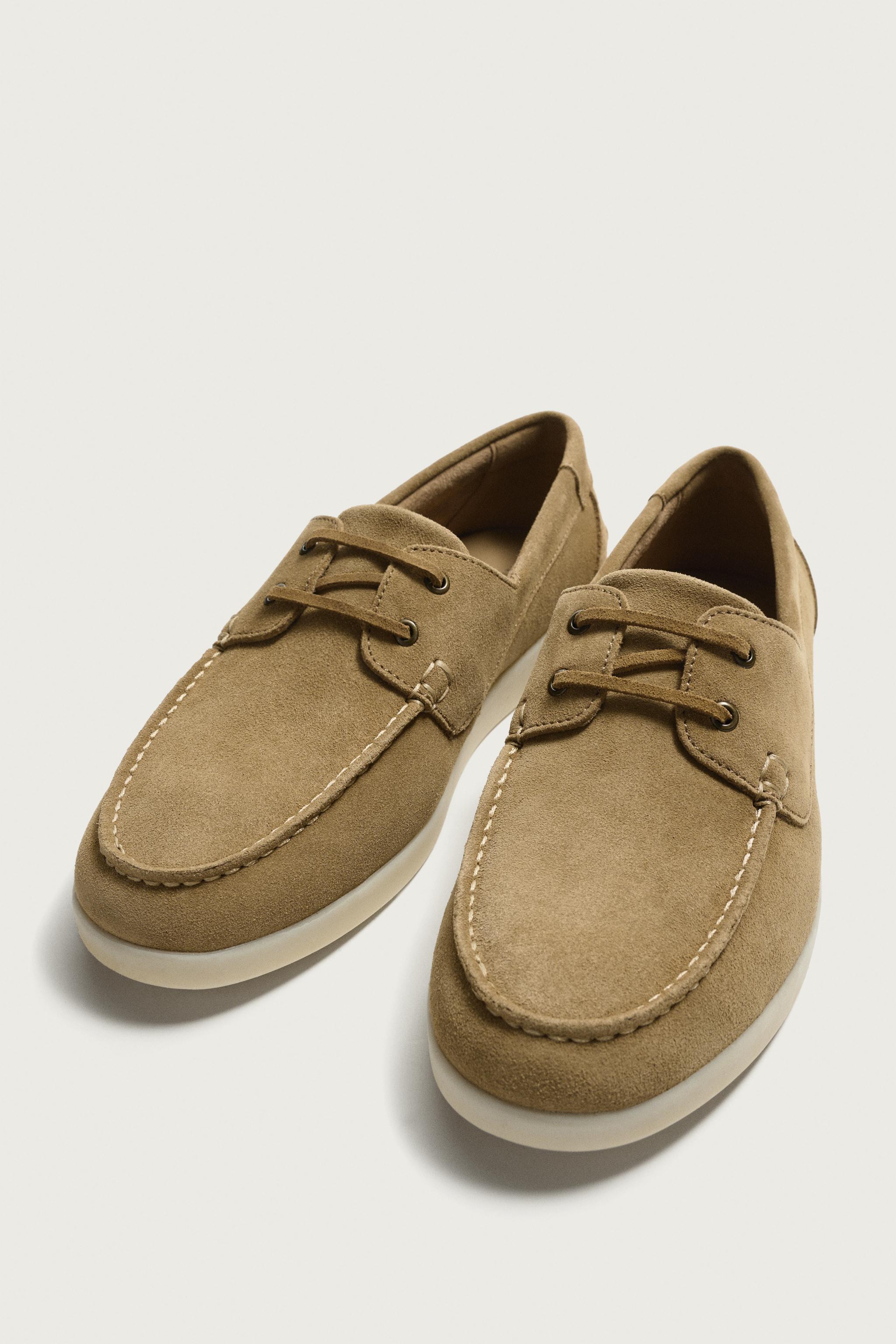 LEATHER BOAT SHOES